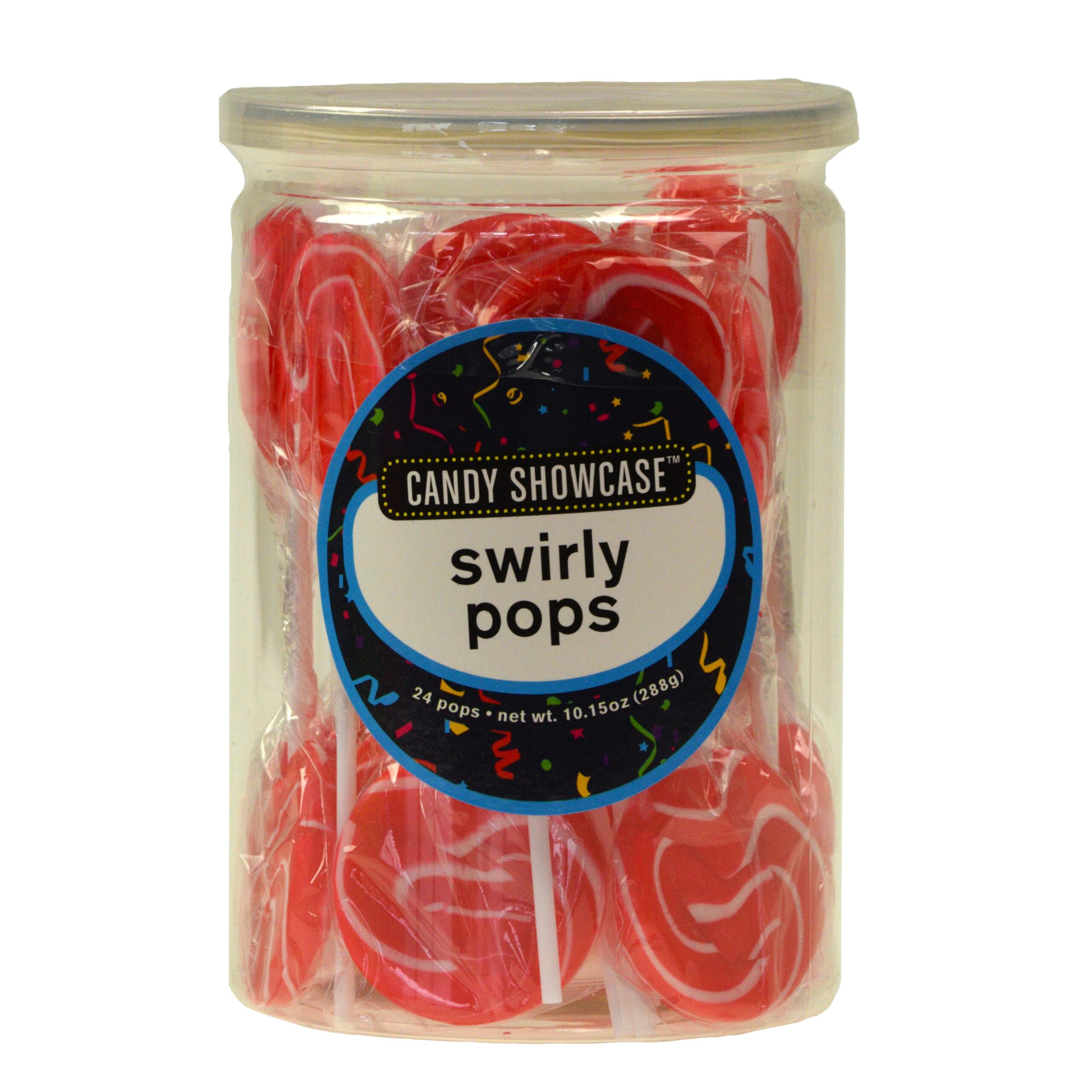 Swirly Red Lollipops