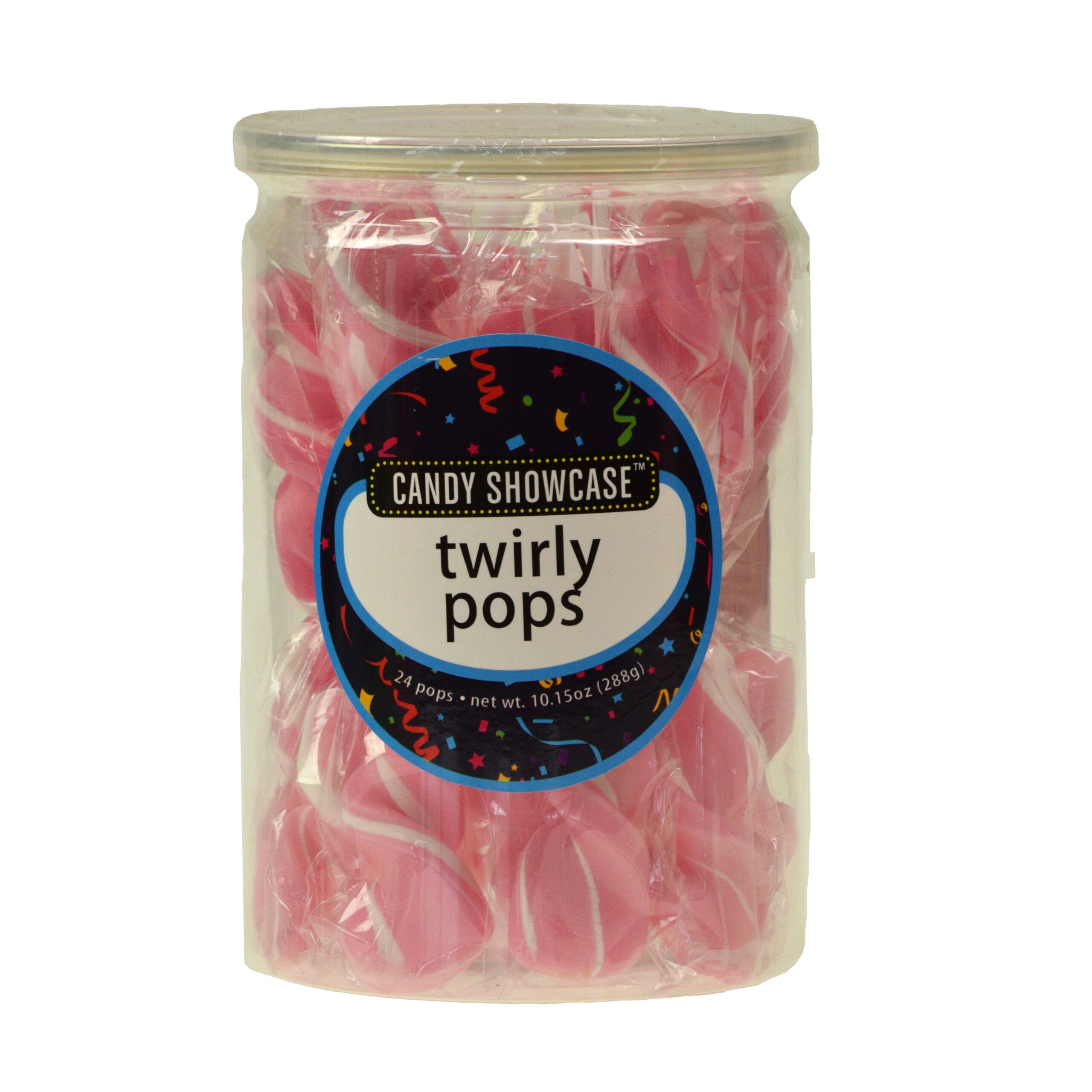 Twirly Pink Lollipops