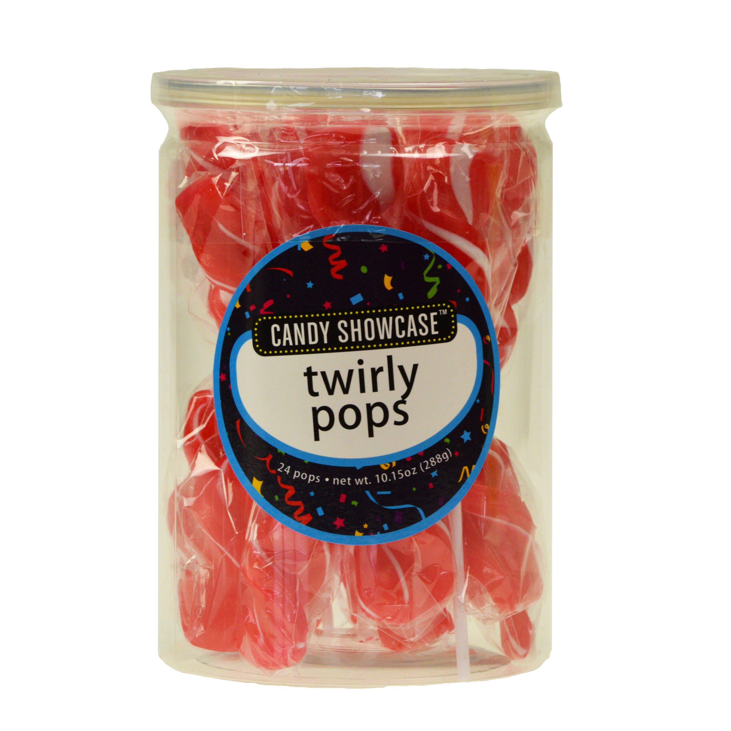 Twirly Red Lollipops