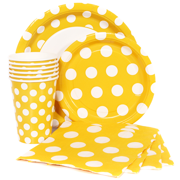 yellow-polka-dot-party-supplies