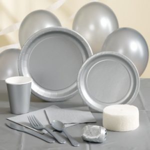silver-party-supplies