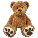 Marley Brown Teddy Bear Large Soft Plush Toy 48cm sitting height bear by Korimco