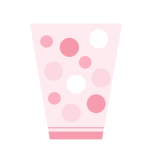 Spotty Fairy Floss Pink Cup