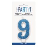 Glitter-Blue-Numeral-Candle-9