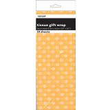 Tissue Sheets Dots -Sunflower Yellow