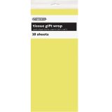 Tissue Sheets - Soft Yellow