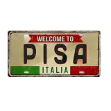 License Plate - PISA