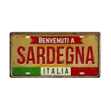 License Plate - SARDEGNA